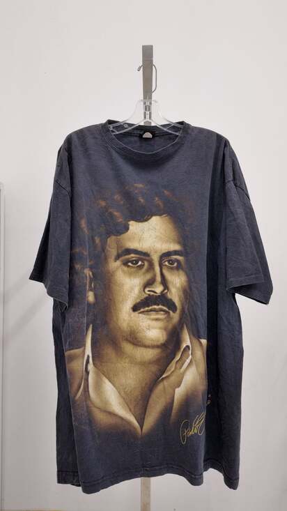 Changes Other - Vintage 90s Pablo Escobar "King of Cocaine" T-Shirt - Changes (2XL)